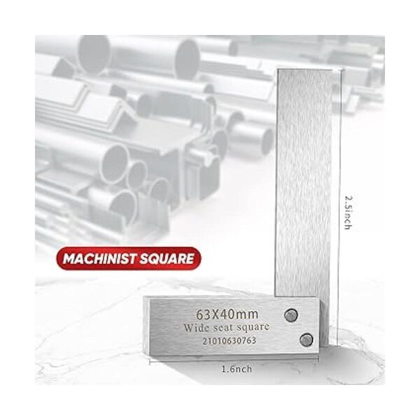Engineer Square Machinist Juego cuadrado de acero