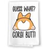 Honey Dew Gifts Guess What Corgi Butt 27 x 27 pulgadas_1