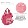 HappyVk Bolsa de pañales para muñeca con cojín cambiador_3