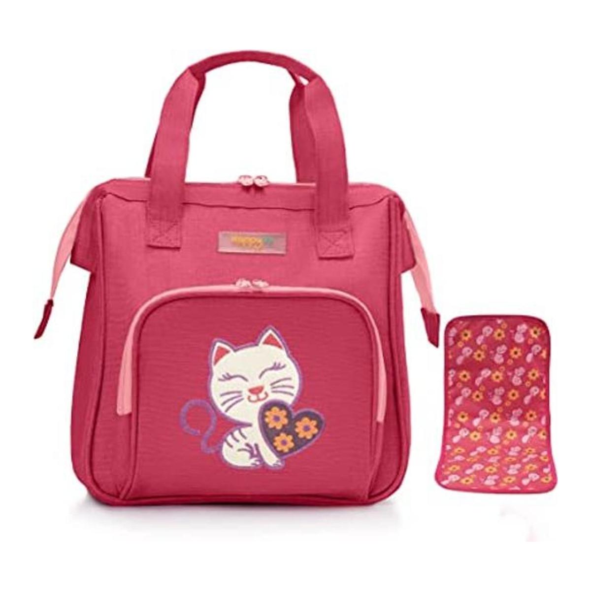 HappyVk Bolsa de pañales para muñeca con cojín cambiador