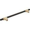 Amerock Tirador de gabinete Oro cepilladonegro mate_6