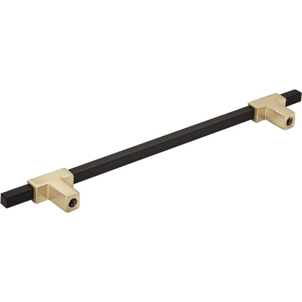 Amerock Tirador de gabinete Oro cepilladonegro mate_6