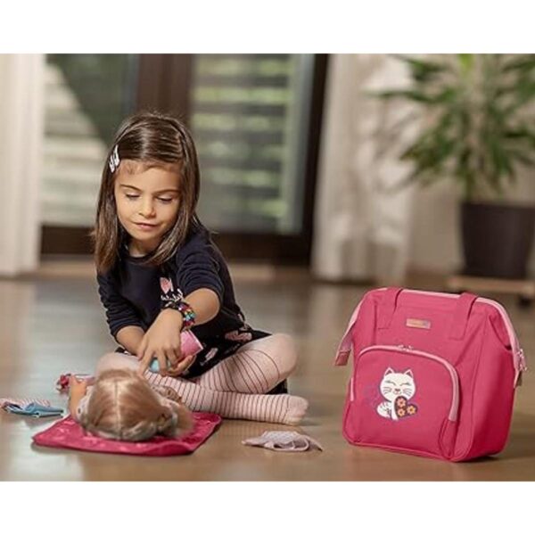 HappyVk Bolsa de pañales para muñeca con cojín cambiador_5