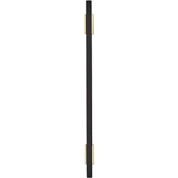 Amerock Tirador de gabinete Oro cepilladonegro mate_5