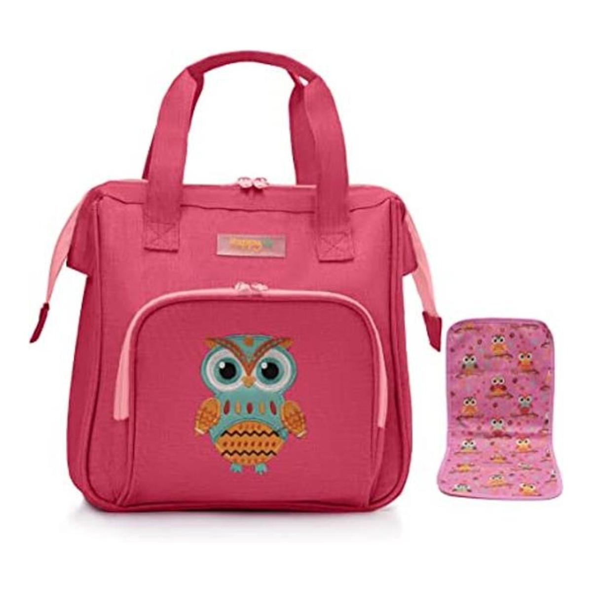 HappyVk Bolsa de pañales para bebé con cambiador de