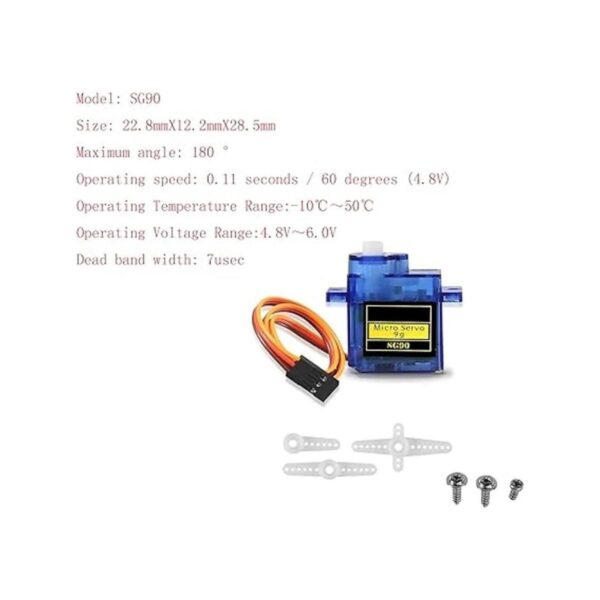 2Pack SG90 Micro servo motor mini servo SG90 0.32 oz servo_4