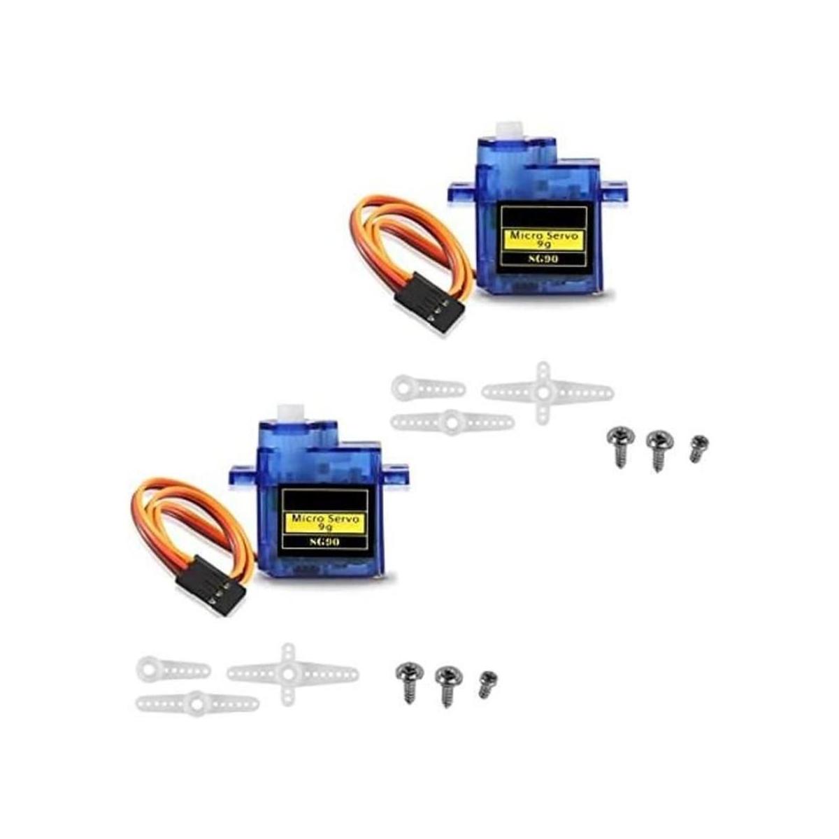 2Pack SG90 Micro servo motor mini servo SG90 0.32 oz servo