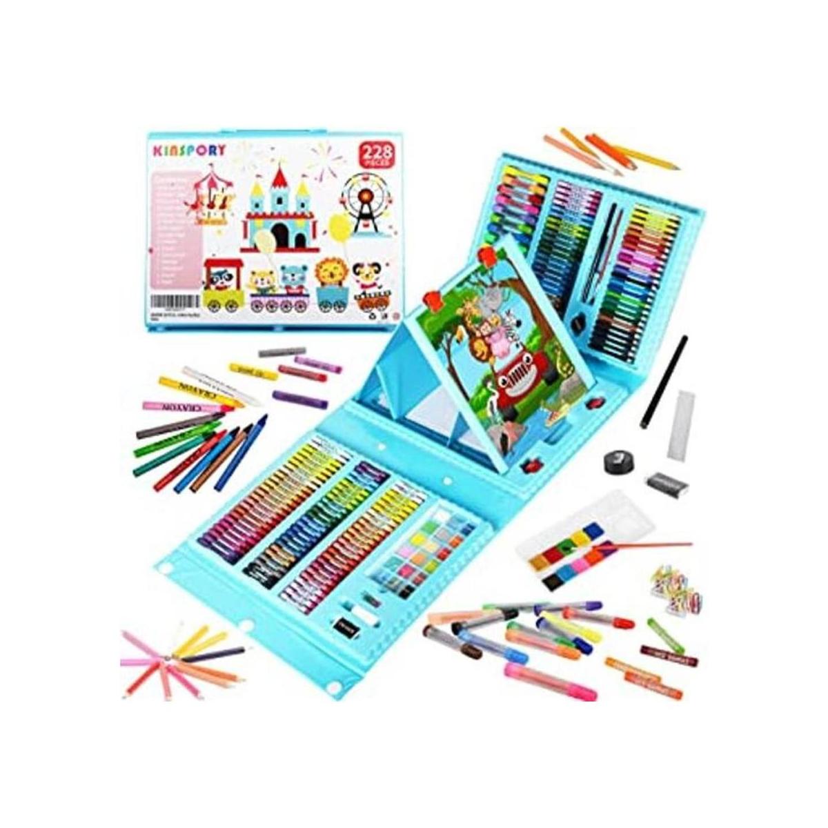 KINSPORY Paquete de 228 juegos de arte para colorear para