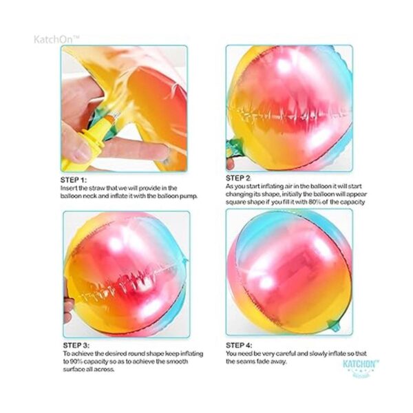 Globos Jumbo Pastel Rainbow para fiesta de cumpleaños_5