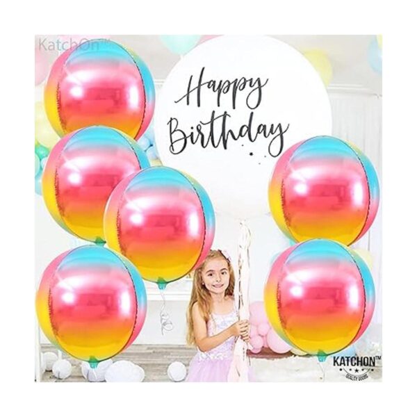 Globos Jumbo Pastel Rainbow para fiesta de cumpleaños_2