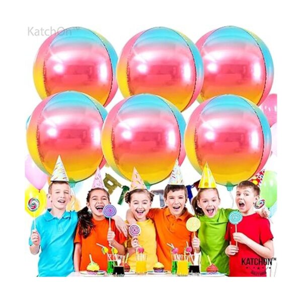 Globos Jumbo Pastel Rainbow para fiesta de cumpleaños_6