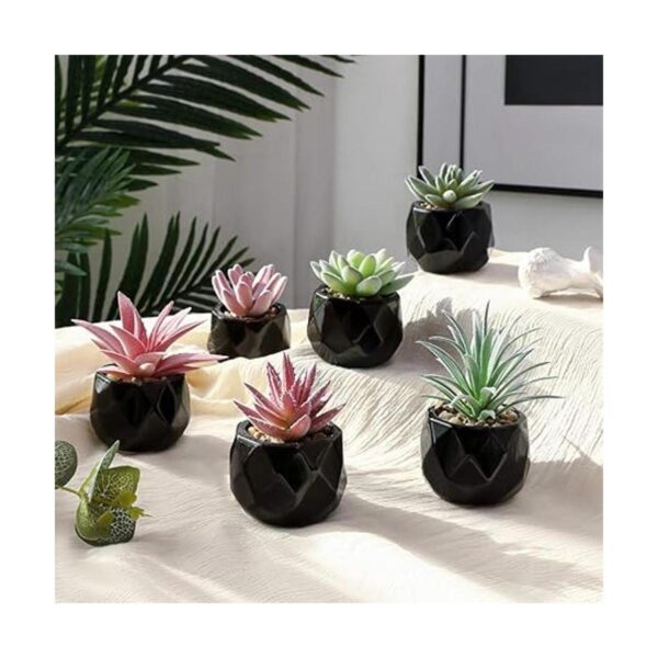 Hawesome Mini suculentas artificiales 6 paquetes de