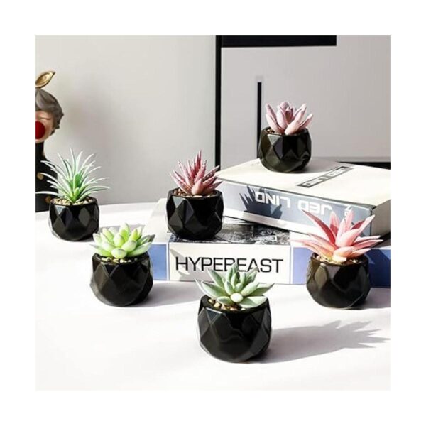 Hawesome Mini suculentas artificiales 6 paquetes de