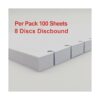 Papel de repuesto A5 TUL Discbound forrado cuadernos de 8_4