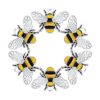 JJGrace 24pcs 1.024x0.669 in esmalte Little Bee Honeybee_5