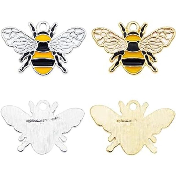 JJGrace 24pcs 1.024x0.669 in esmalte Little Bee Honeybee_2