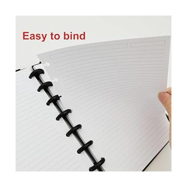 Papel de repuesto A5 TUL Discbound forrado cuadernos de 8_5