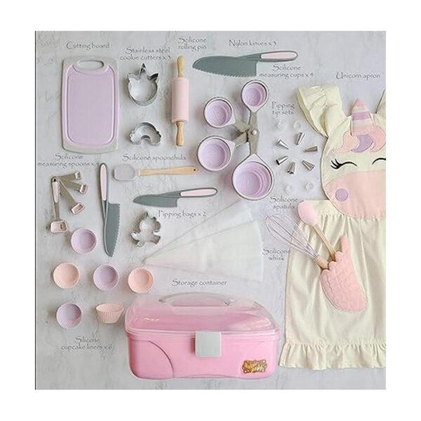 Juego de hornear Unicorn Kids con estuche de