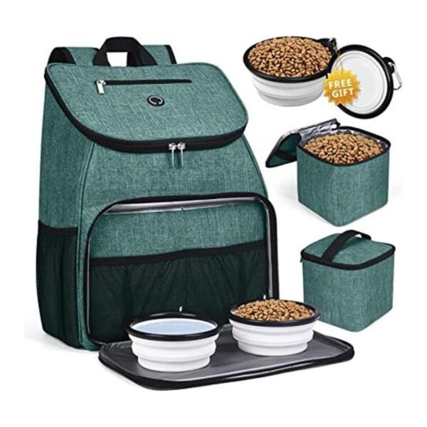 BAGLHER Bolsa de viaje para perros mochila de suministros_1
