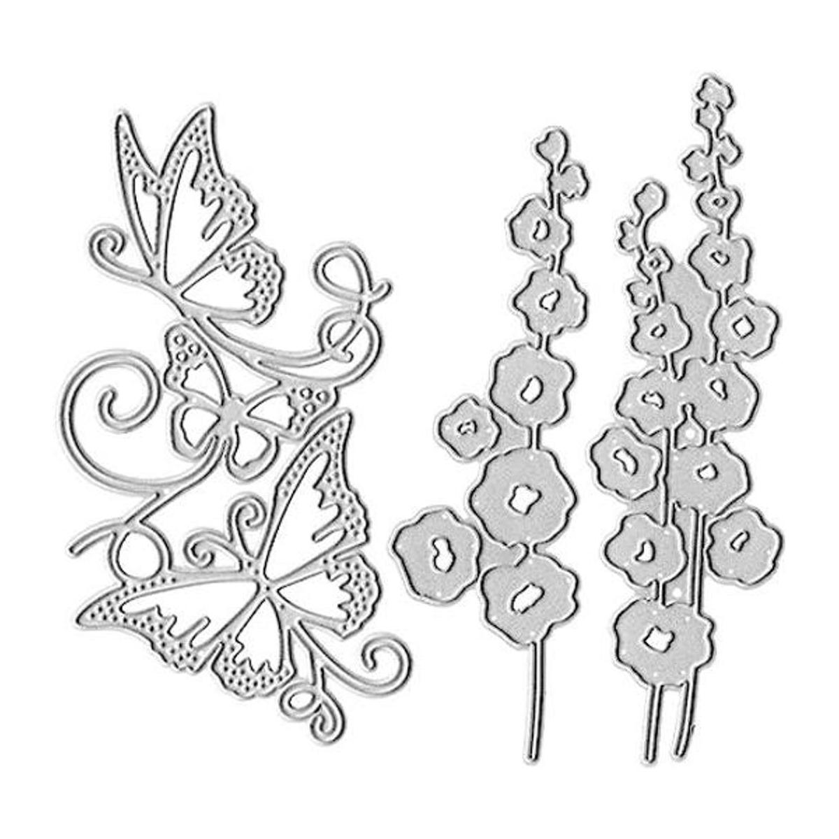 Troqueles de corte de metal de flores moldes de