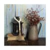 CVHOMEDECO. Guirnalda de cuentas de madera con borlas 3
