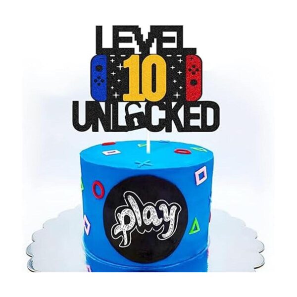 Level 10th cartel desbloqueado para tartas de feliz décimo_5