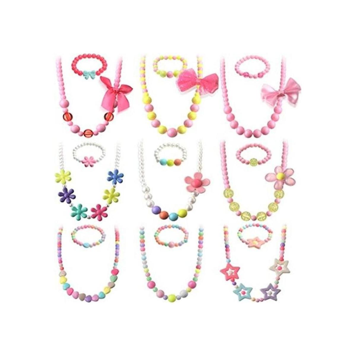 Juego de 9 piezas de joyería para niñas y niñas con