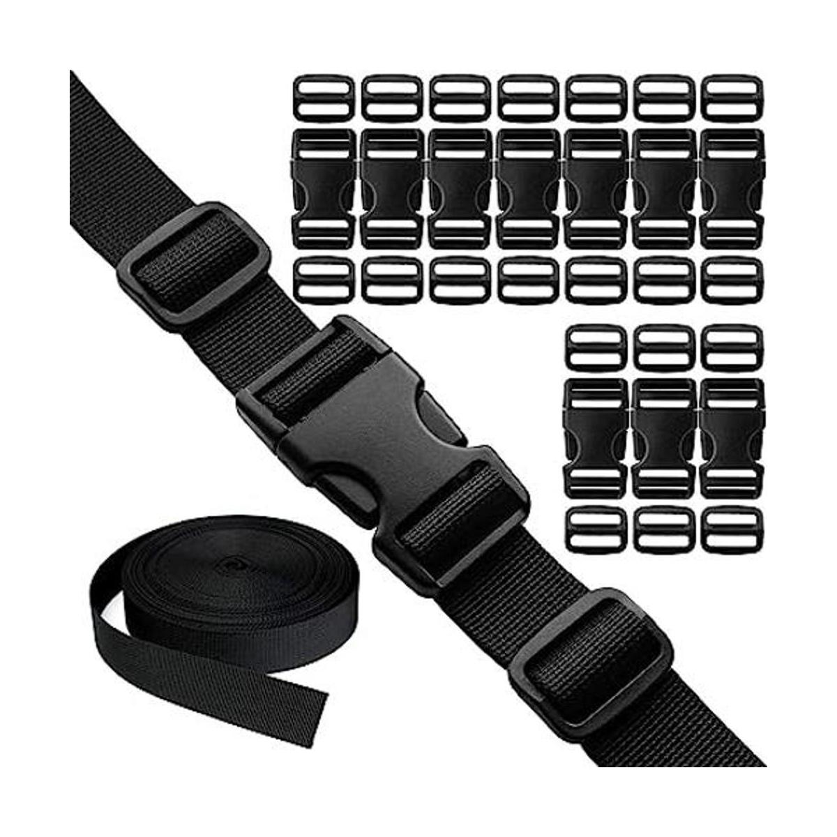 Juego de correas de hebillas de 1 pulgada 10 piezas de