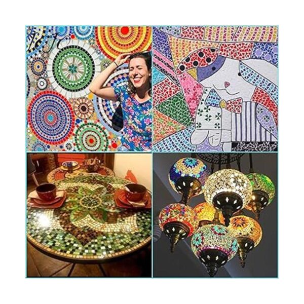 Pocoukate Kit de azulejos de mosaico para manualidades