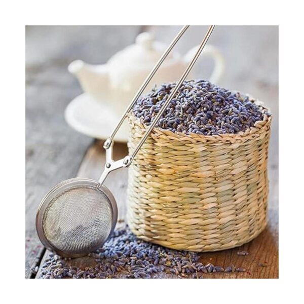 4 tazas de lavanda en botella de vidrio pequeña capullos