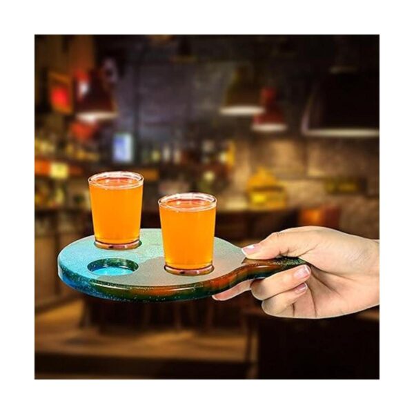 Geiserailie 4 piezas de soporte para copas de vino molde