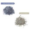 4 tazas de lavanda en botella de vidrio pequeña capullos