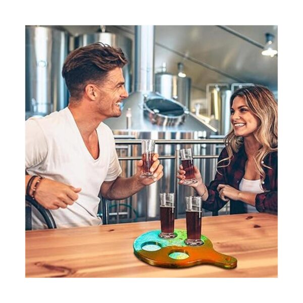 Geiserailie 4 piezas de soporte para copas de vino molde