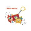 Nuby Juguete colgante musical de peluche para teléfono con_3