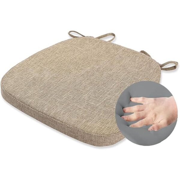 KGPLOME Cojín de silla con lazos para sillas de comedor_1