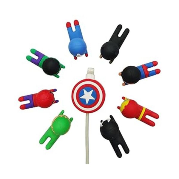 9 protectores de cables para iPhoneiPad cable USB_2