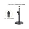 Frgyee Adaptador de soporte de micrófono de 58 hembra a_3