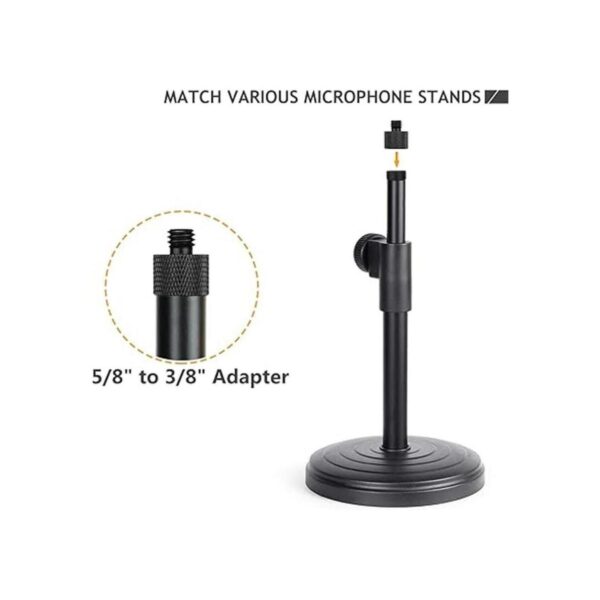 Frgyee Adaptador de soporte de micrófono de 58 hembra a_3