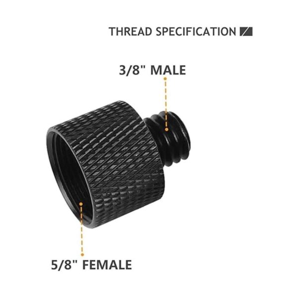 Frgyee Adaptador de soporte de micrófono de 58 hembra a_2