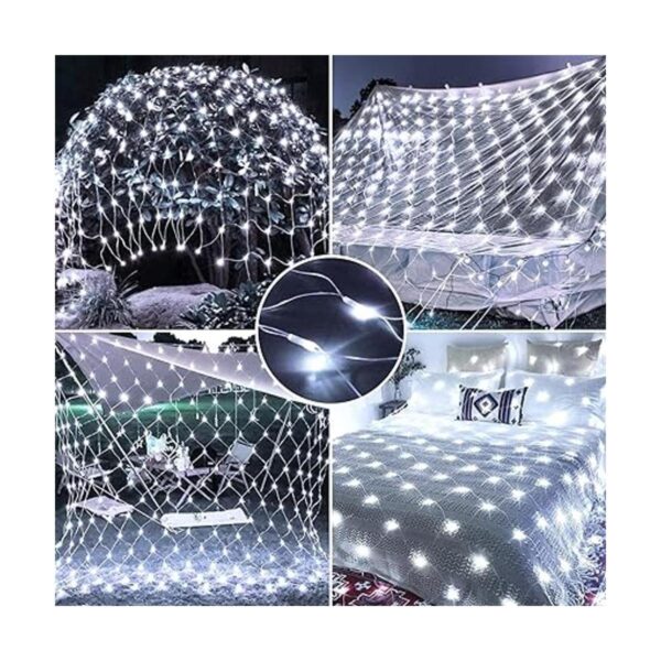JMEXSUSS 200 luces LED de red de malla para exteriores 8