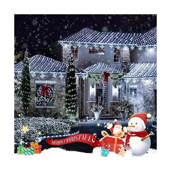 JMEXSUSS 200 luces LED de red de malla para exteriores 8