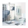 ArtSocket Juego de 4 cortinas de ducha color azul marino_4