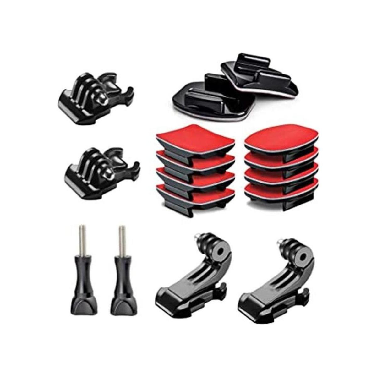 Kit de accesorios adhesivos para casco y tornillos de