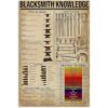 Letrero de metal con texto en inglés Blacksmith_2