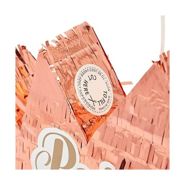 Corona de oro rosa para niñas decoración de fiesta de_3