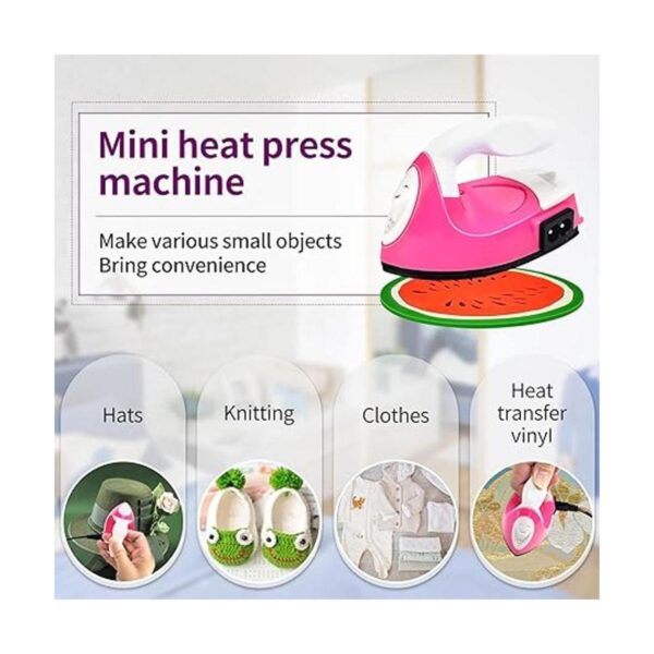 Mini máquina de prensa de calor mini plancha eléctrica