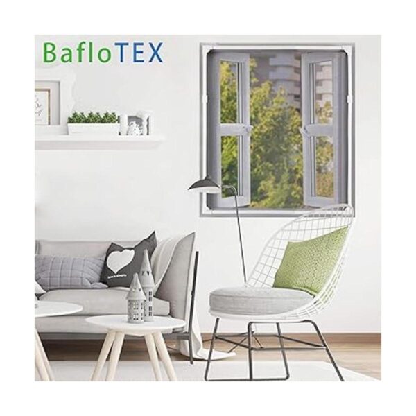 BafloTEX Cortina magnética ajustable para ventana 55_2