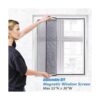 BafloTEX Cortina magnética ajustable para ventana 55_3