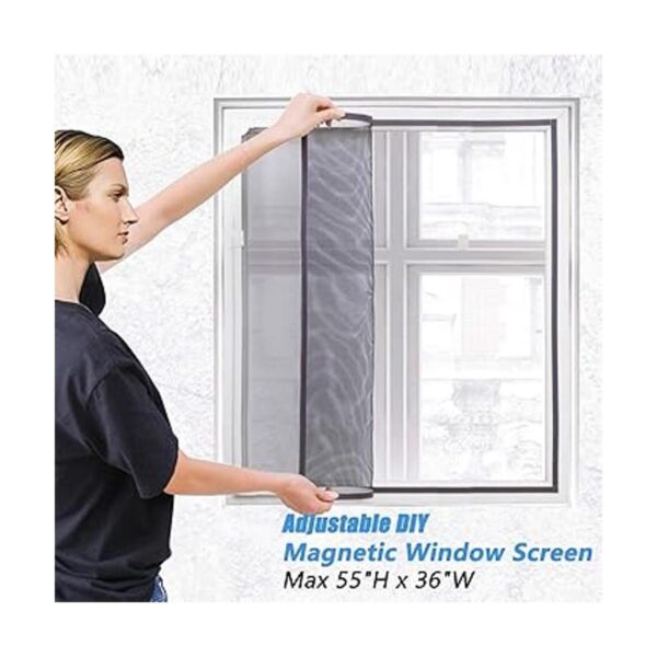 BafloTEX Cortina magnética ajustable para ventana 55_3