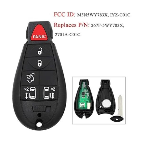 Llavero para Chrysler Town and Country 20082015 20082014_4